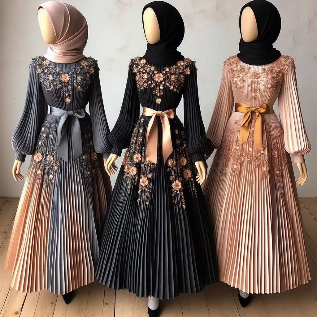 لباس مجلسی پلیسه شده